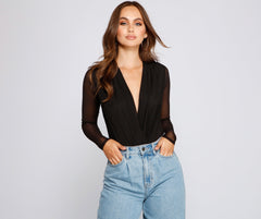 Ein heißer Mesh-Bodysuit