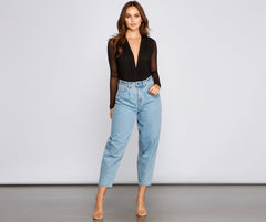 Ein heißer Mesh-Bodysuit