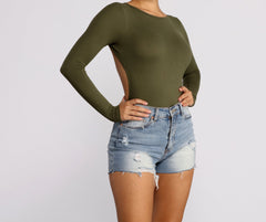 Never Basic Body mit offenem Rücken