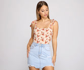 Body de punto floral Spring Vibes