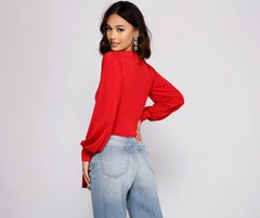 Chic Babe Wickeltop vorne