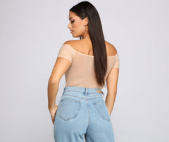 So Chic – Bustier-Body aus Netzstoff