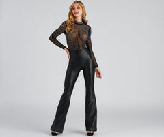 Bling The Glamour – Netz-Bodysuit