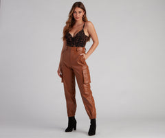 Bustier de malla de leopardo So Fierce