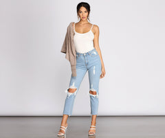 Basic-Body aus Rippstrick