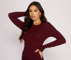 Back to Basics Knit Mini Dresses