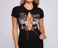 Born To Ride – Minikleider mit Schnürung