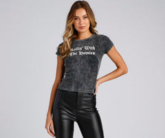 Roll With It Grafik-T-Shirt