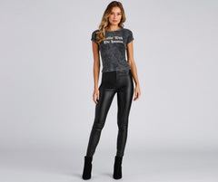 Roll With It Grafik-T-Shirt