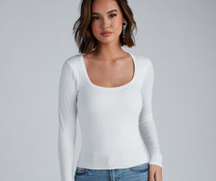 Basic Essential Long Sleeve Top