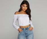 Top corto Billow Talk