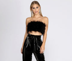 Ruffle Some Feathers – Tube-Top