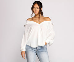 Classic Cutie Oversize-Tunika mit Knopfleiste