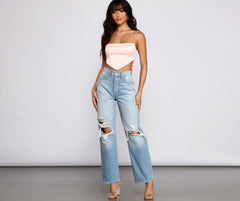 Schickes, umwerfendes Satin-Schal-Top