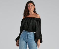 Blusa de satén con estampado de leopardo On The Prowl