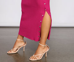 Vestidos midi con botones y estilo