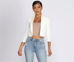Chic And Cropped Blazer