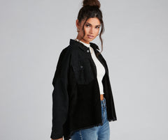 Chill Vibes Jeans- und Cordjacke