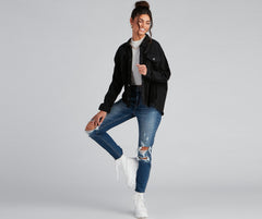 Chill Vibes Jeans- und Cordjacke