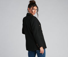 Posh Moment Tweed-Blazer