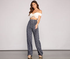 Boho Beauty Hose mit weitem Bein