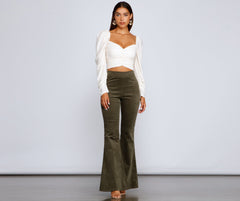 Pantalones de pana acampanados Bring The Flare