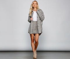 Preppy And Cute Plaid Mini Skirts