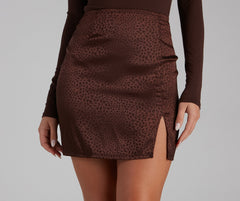 Minifaldas de satén Allure Them All