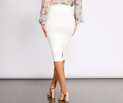 Faldas tubo midi simplemente impresionantes