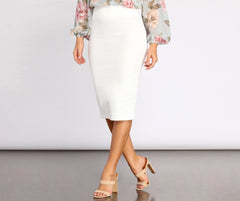 Faldas tubo midi simplemente impresionantes