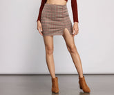 Minifaldas a cuadros elegantes y elegantes