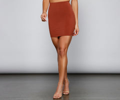 All That Glow Glitter Mini Skirts