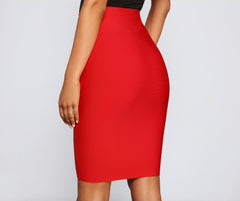 Faldas tubo con vendaje tan elegantes