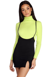 Minifaldas atrevidas con tirantes