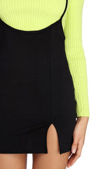 Minifaldas atrevidas con tirantes