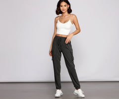 Gemütliche Cargo-Jogginghose