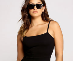 On That Basic ärmelloser Catsuit mit offenem Rücken