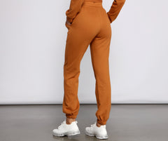 Joggers de felpa francesa acogedores y elegantes