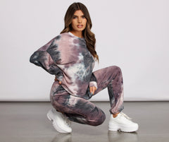 Joggers tie-dye coloridos y chic
