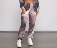 Joggers tie-dye coloridos y chic