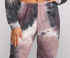Joggers tie-dye coloridos y chic