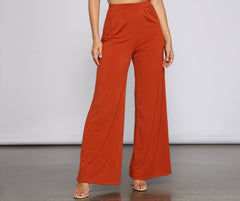 Pantalones anchos estilo boho chic