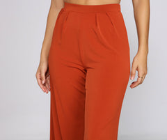 Pantalones anchos estilo boho chic