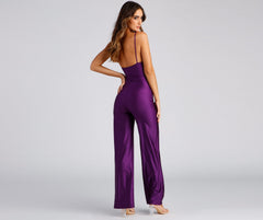 Drama Queen Jumpsuit mit weitem Bein