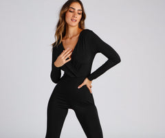 Bring The Flare Langarm-Jumpsuit
