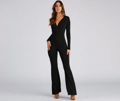 Bring The Flare Langarm-Jumpsuit