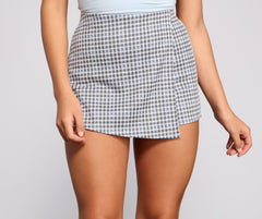 Picture-Perfect Plaid Skort