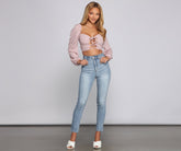 Klassische High Rise Skinny Jeans