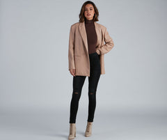 Nuevos jeans ajustados de tiro medio con efecto desgastado