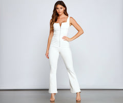 Mono con cremallera frontal Retro Babe